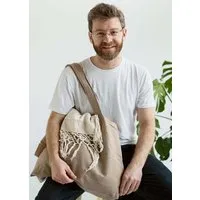 TINTOK TINTOK Rima Canvas Tasche 100 % Bio-Baumwolle GOTS-zertifiziert, Mocha, – Produktbild 1 von 1