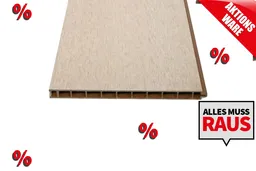 woodstore24 *Abverkauf* Einzelelement Resysta Zaun / Sichtschutz / Steckzaunsystem 250 mm (Höhe) x 20 mm (Stärke) x 1800 mm (Breite) (Serie WoodoTexel) – Produktbild 1 von 1