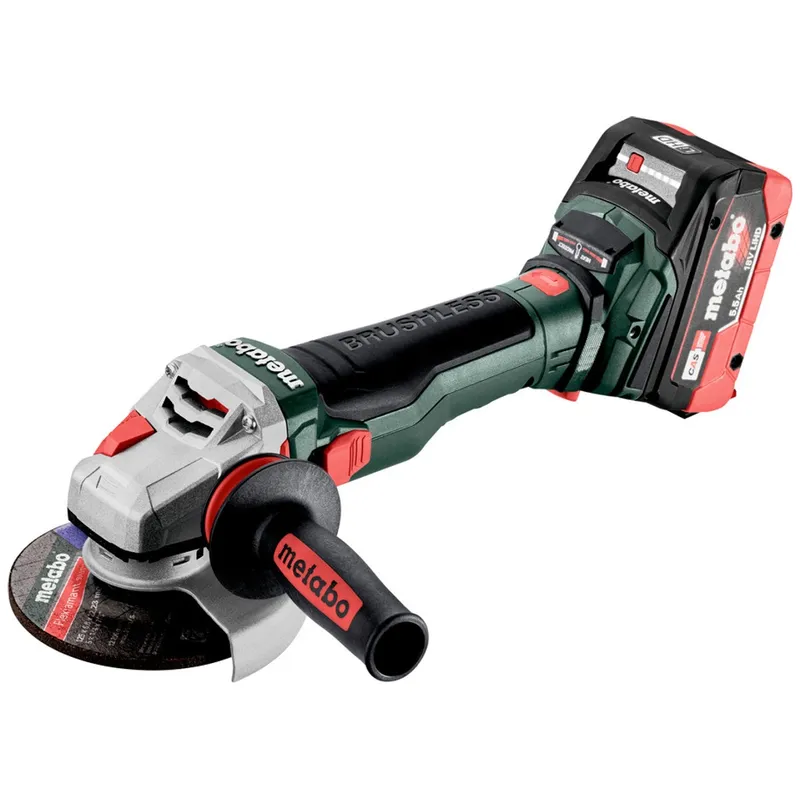 Metabo Metabo Akku-Winkelschleifer WB 18 LTX BL 15-125 Quick, metaBOX 165 L, 18V 2x5.5Ah LiHD + ASC 145 – Produktbild 1 von 1