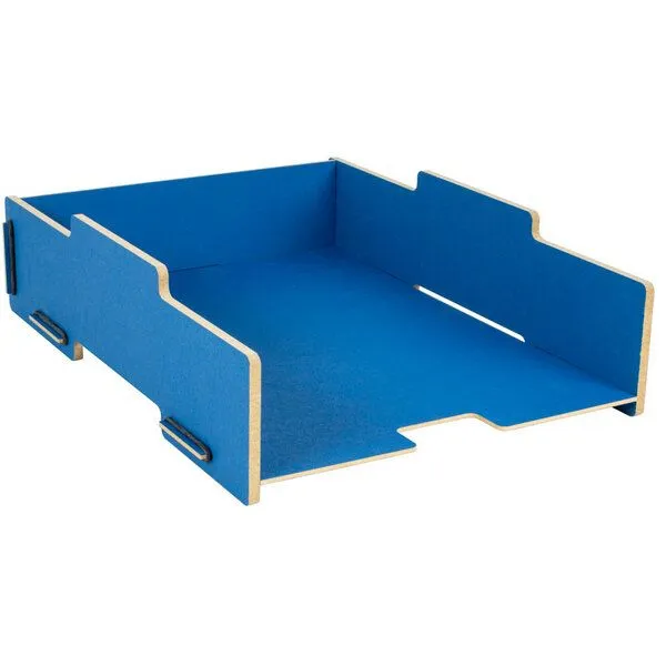 WERKHAUS WERKHAUS Stapelbare Briefablagen, Blau, – Produktbild 1 von 4