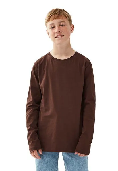 Band of Rascals Band of Rascals Basic Longsleeve, Brown, – Produktbild 2 von 4