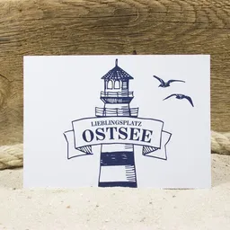 Bow & Hummingbird Bow & Hummingbird Postkarte Ostsee – Produktbild 1 von 1