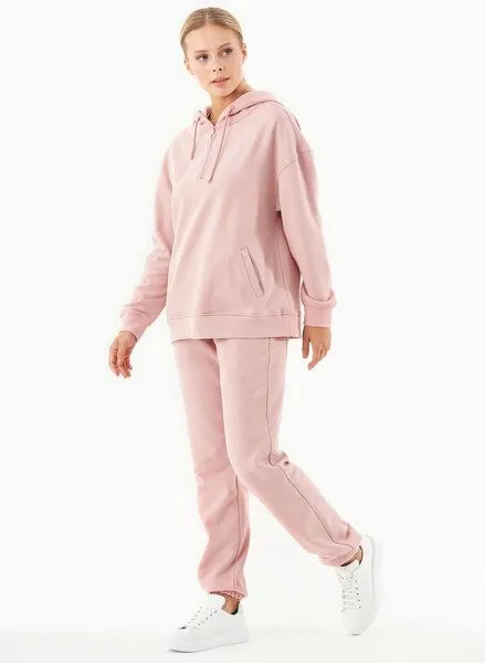 ORGANICATION ORGANICATION Soft Touch Sweathose aus Bio-Baumwolle, Rosa(dusty pink), – Produktbild 2 von 3