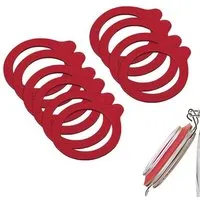 mikken mikken 10 Einkochringe für Bügelverschlussgläser / WECK-Gläser aus Naturkautschuk – Produktbild 1 von 1