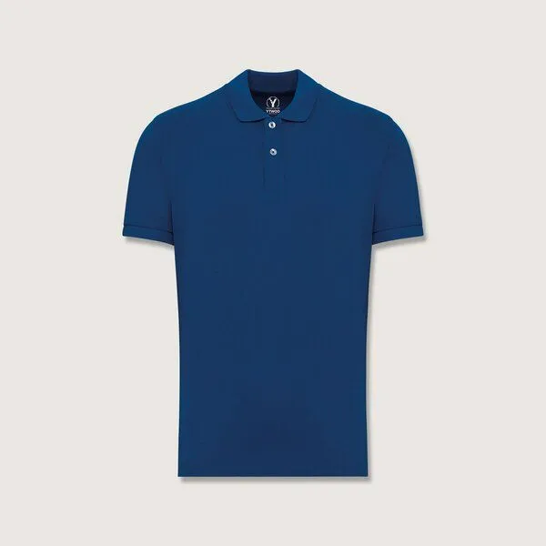 YTWOO YTWOO Herren Piqué-Poloshirt Midweight, Sea blue, – Produktbild 1 von 2