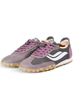Genesis Genesis Damen vegan Sneaker G-Sprint Mesh Grau Lavendel Weiß – Produktbild 1 von 1
