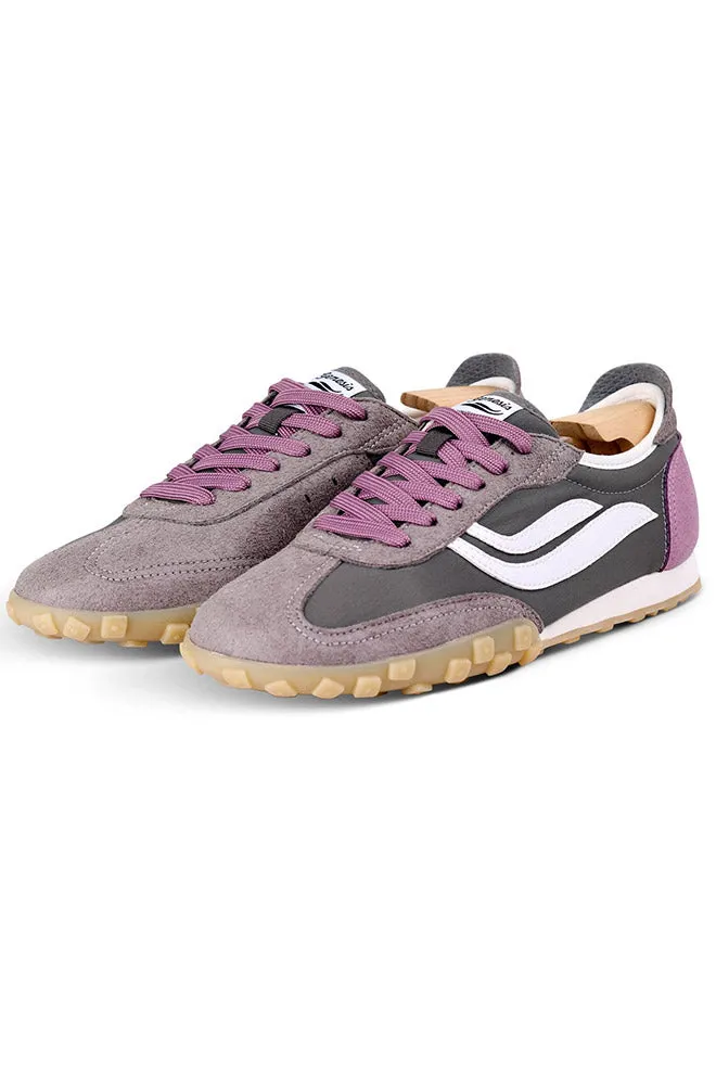 Genesis Genesis Damen vegan Sneaker G-Sprint Mesh Grau Lavendel Weiß, Grau, – Produktbild 1 von 2
