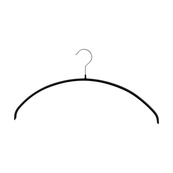 MAWA MAWA Kleiderbügel Economic P aus Metall für T-Shirts und Oberteile - Set aus 10 Bügeln, Schwarz, – Produktbild 1 von 1
