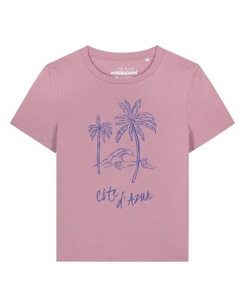 watapparel watapparel T-Shirt Frauen Cote d Azur, Blue, – Produktbild 1 von 2