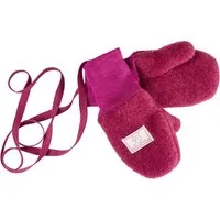 Pickapooh Pickapooh Baby und Kinder Fäustlinge Bio-Schurwolle Fleece granita Gr.2 (bis 2 Jahre), Rot, pink, – Produktbild 1 von 1