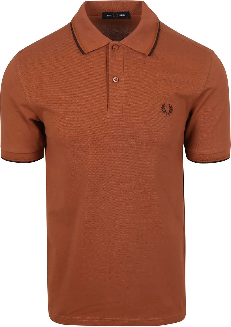 Fred Perry Fred Perry M3600 Polo Brique Y39 - Größe XXL, Braun, – Produktbild 1 von 3