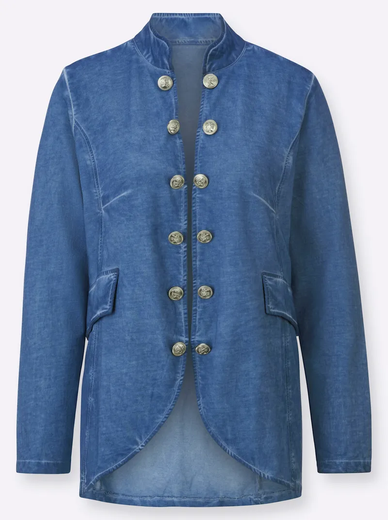 Witt Sweatjacke, Jeansblau, – Produktbild 1 von 2