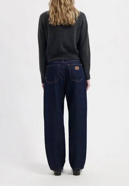 MUD Jeans MUD Jeans Damen Jeans "Brooke High Barrel - Dry", Blue, – Produktbild 1 von 3