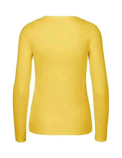 Neutral® - 3FREUNDE Neutral® - 3FREUNDE Frauen Longsleeve, Gelb, – Produktbild 3 von 4