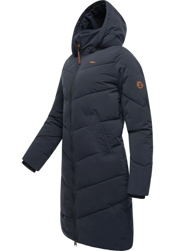 ragwear ragwear Wintermantel Rebelka wasserdichter Winterparka mit abnehmbarer Kapuze, Blau, – Produktbild 3 von 5