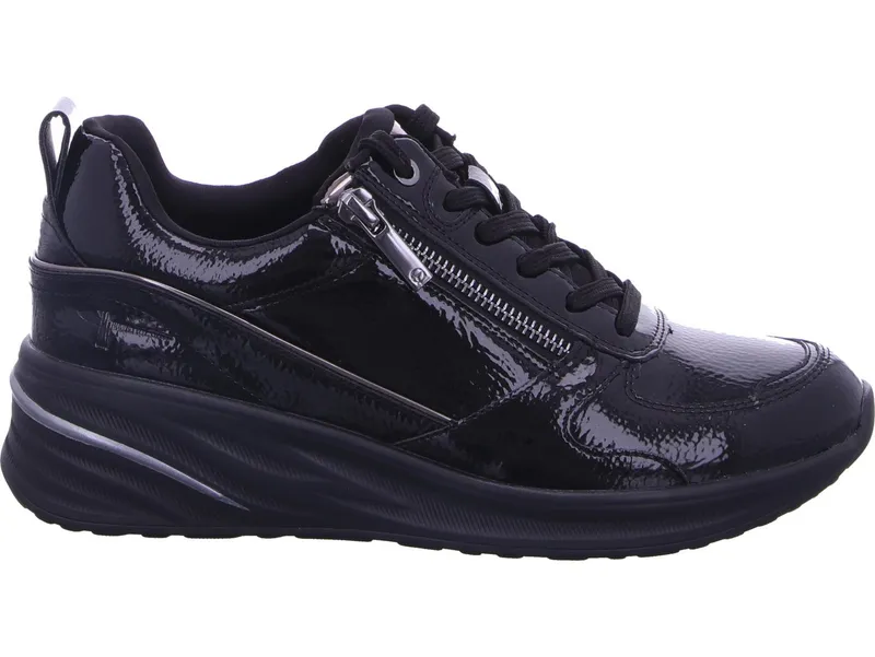Tamaris Tamaris Wedgesneaker 100% vegan, Schwarz, – Produktbild 3 von 8