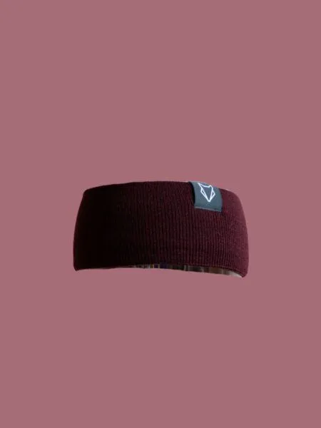VEROIKON VEROIKON Merino-Stirnband Fuchsbau, Bordeux, – Produktbild 1 von 1