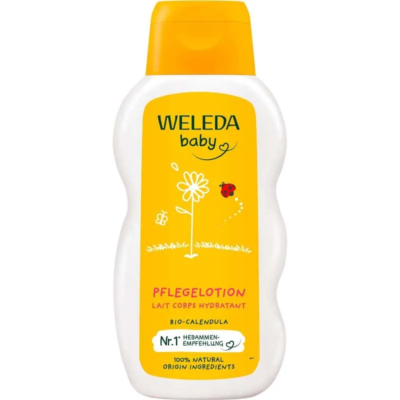 Weleda WELEDA baby PFLEGELOTION LAIT CORPS HYDRATANT BIO-CALENDULA 200 ml Milch – Produktbild 1 von 1