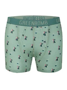 GreenBomb GREENBOMB Coffee Trunk - Figurbetonte Trunk aus Bio-Baumwoll Mix / hochwertiger Print / GOTS / Fair & Vegan – Produktbild 1 von 1