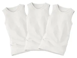 HANS NATUR Baby und Kinder Unterhemd Bio-Baumwolle 3er Set off white Gr.122/128 – Produktbild 1 von 1