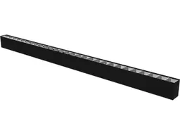REV REV LED-Aufbauleuchte mit Raster, 120 cm, 3.040 lm, Aluminium, schwarz – Produktbild 1 von 1