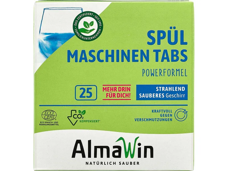 AlmaWin Spülmaschinen-Tabs (25 Stück) – Produktbild 1 von 2
