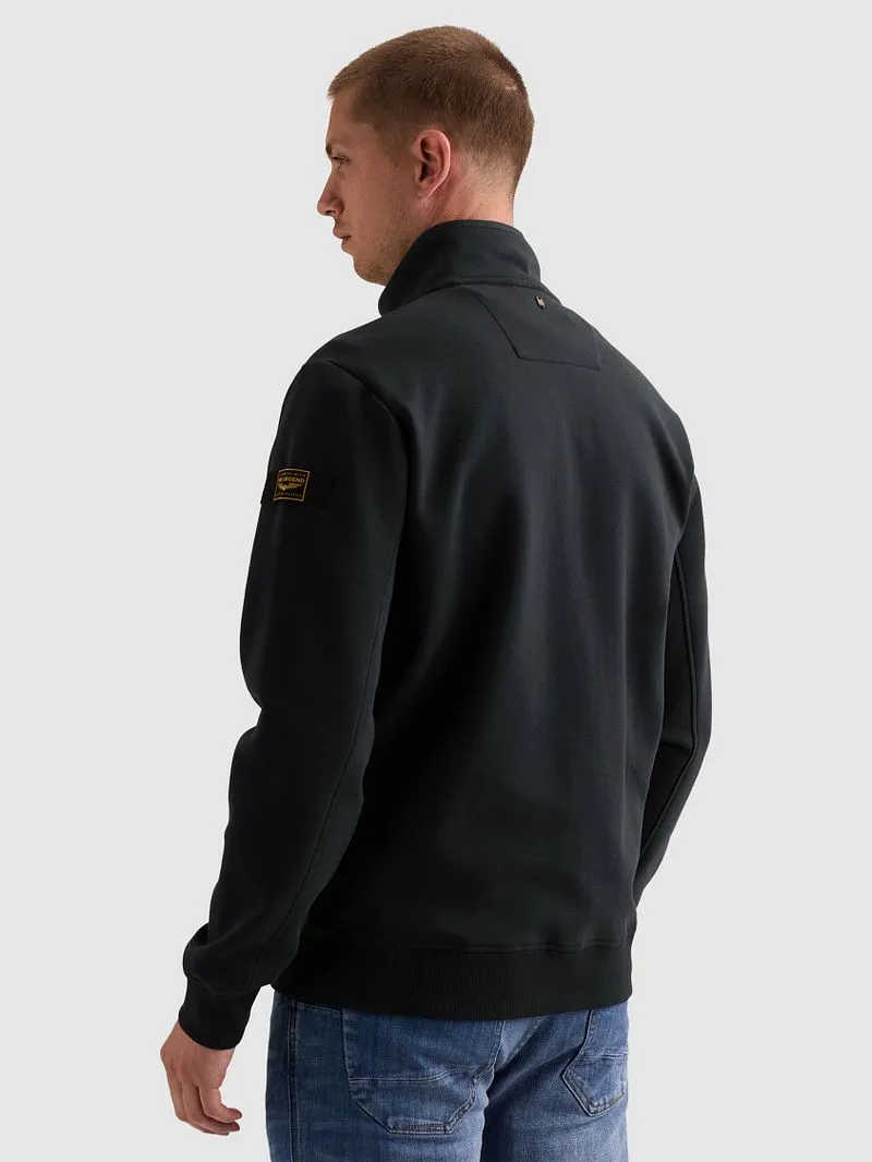 PME Legend PME Legend Strickjacke Interlock Sweat Salute, Dunkelblau, – Produktbild 4 von 5