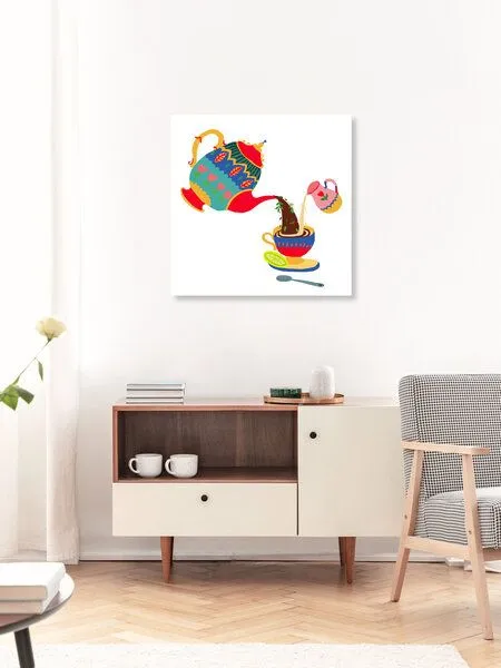 Photocircle Photocircle Poster / Leinwandbild - Tea with milk – Produktbild 2 von 4