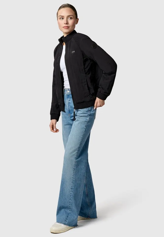 ragwear ragwear Bomberjacke Chenna Summer YOUMODO Wasserabweisende leichte Übergangsjacke, Schwarz, – Produktbild 4 von 5