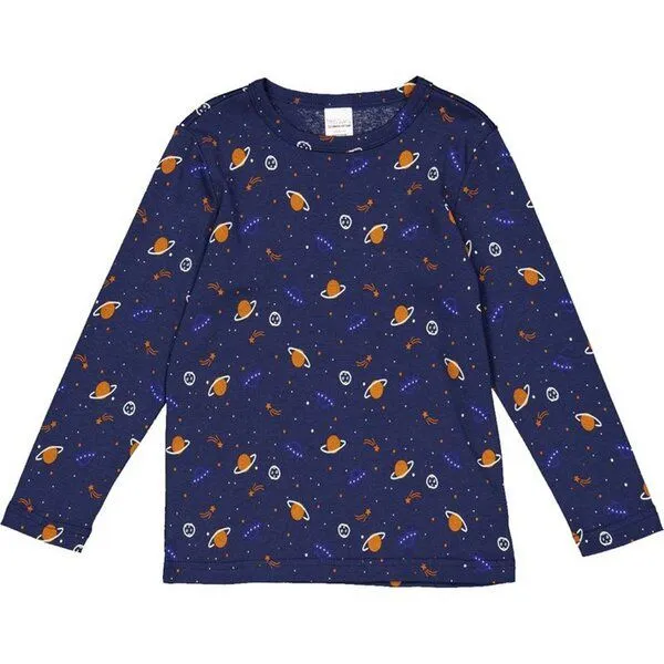 Fred's World by Green Cotton Fred's World by Green Cotton T-Shirt Langarm Galaxy, Dunkelblau, – Produktbild 1 von 1
