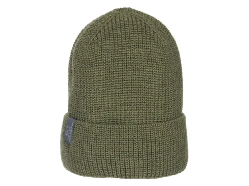 Pickapooh Pickapooh Mütze Wolle Seide Strick olive Gr.2 (56-62cm), Grün, – Produktbild 1 von 1