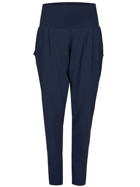 nice to meet me nice to meet me Harem Pant aus TENCEL® mit Biobaumwolle, Night blue, – Produktbild 1 von 4