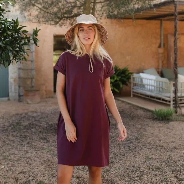 NORDLICHT NORDLICHT T-Shirt Kleid Meike, Cherry, – Produktbild 1 von 4