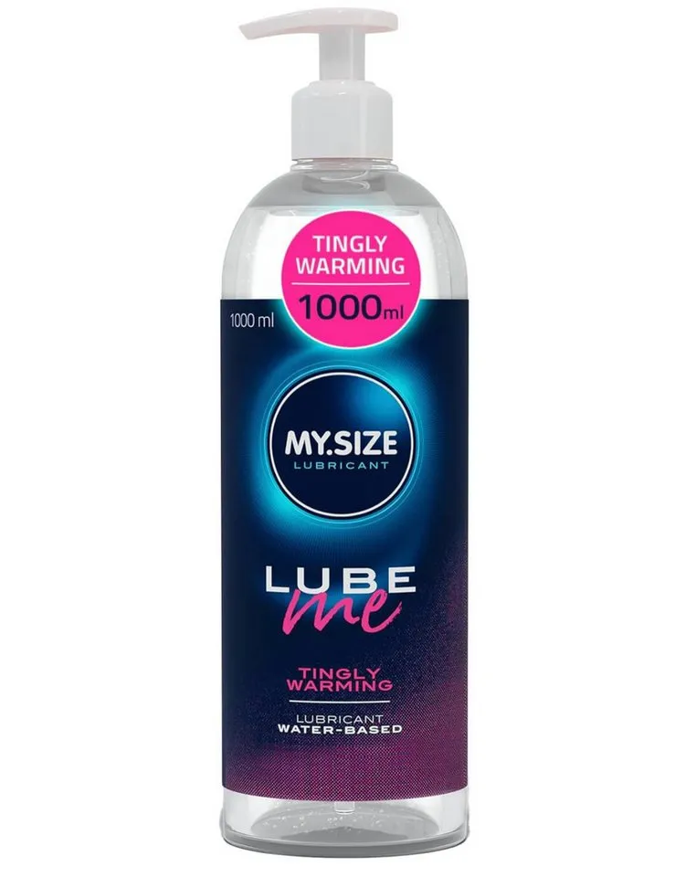MY.SIZE Gleitgel Lube Me 3-in-1, medizinisches Gleitmittel auf Wasserbasis, wärmend, prickelnd und Höhepunkt verstärkend – Produktbild 3 von 6