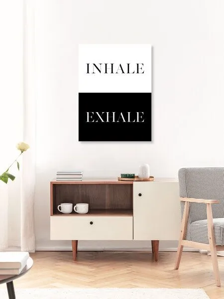 Photocircle Photocircle Poster / Leinwandbild - Inhale Exhale No7 – Produktbild 3 von 4