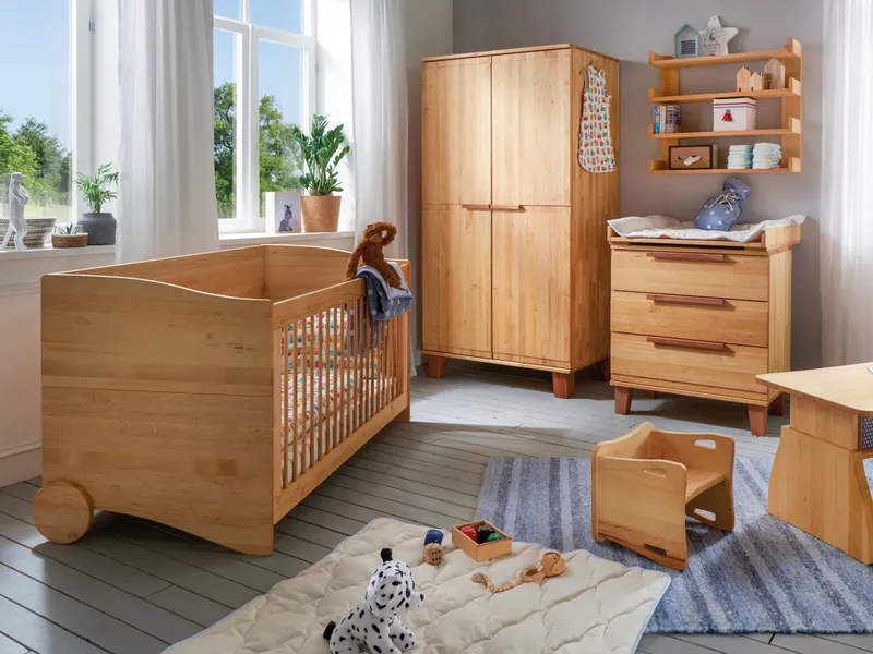 allnatura Kleiderschrank "Ludus" Komfort, Natur, – Produktbild 2 von 2