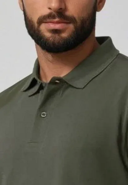 TORLAND TORLAND Herren Poloshirt COASTER, Grün (khaki), – Produktbild 3 von 4