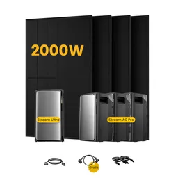 EcoFlow EcoFlow Stream Ultra, All-in-One Speicher für Balkonkraftwerke, mit 4 x 500 Bifaziale Solarmodule, by Powerness - Stream Ultra + 3 x Stream AC Pro | 7680Wh / ohne Zubehör / Standardversand – Produktbild 1 von 1