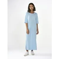 KnowledgeCotton Apparel KnowledgeCotton Apparel Leinenkleid - Linen short sleeved t-shirt dress - GOTS/Vegan – Produktbild 1 von 1