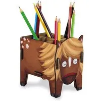 WERKHAUS WERKHAUS Stiftebox Vierbeiner - Pony aus Holz – Produktbild 1 von 1