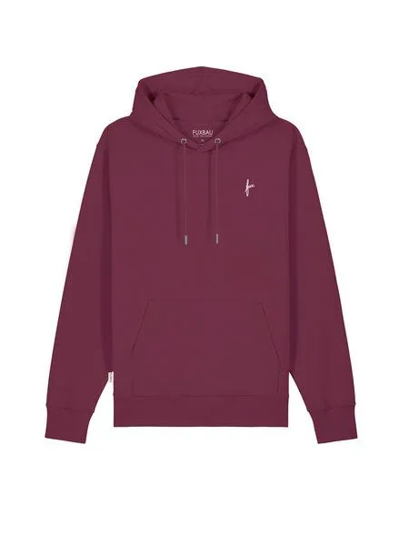 FUXBAU FUXBAU fux Hoodie, Bordeaux, – Produktbild 2 von 4