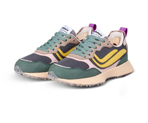 Genesis Footwear Genesis Footwear G-Marathon Multi Mesh, Grün (green, grey, yellow), – Produktbild 1 von 4
