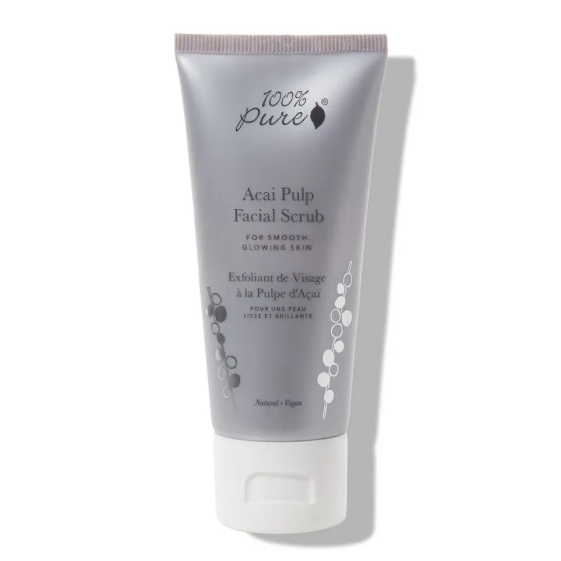 100% PURE® - Purity Cosmetics Acai Pulp Facial Scrub - Gesichtspeeling – Produktbild 1 von 1