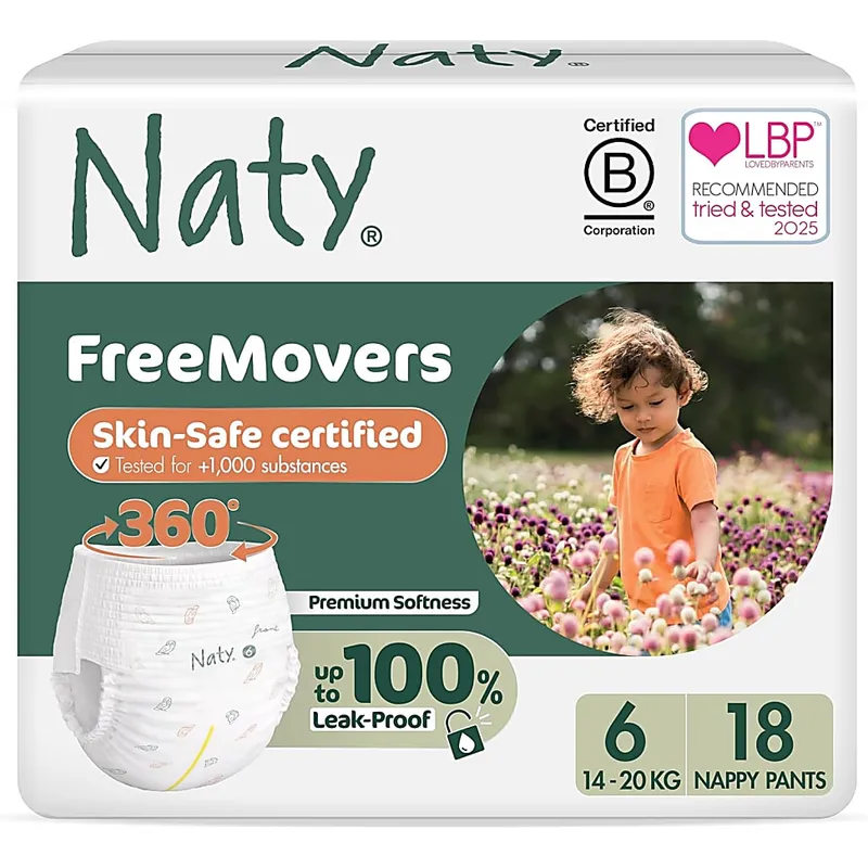 Naty Naty Babypflege Höschenwindeln: Größe 6 X-Large – Produktbild 1 von 1