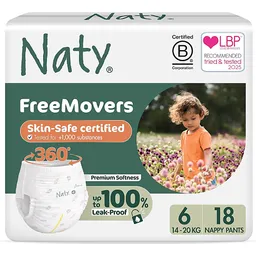 Naty Naty Babypflege Höschenwindeln: Größe 6 X-Large – Produktbild 1 von 1