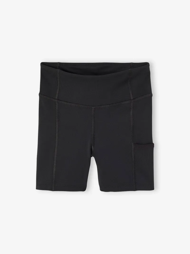 Vertbaudet Sport-Shorts Mädchen, Anthrazit, – Produktbild 1 von 3