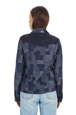 KOMODO KOMODO Damen vegan Overshirt Stella Aus Handgefertigtem Denim – Produktbild 1 von 1