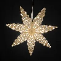 MoreThanHip MoreThanHip Weihnachtsstern weißes/graues Papier dekorative Pendelleuchte Ø60 cm – Produktbild 1 von 1