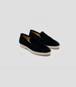 Solari Milano Solari Milano Damen vegan Loafer Samt Schwarz – Produktbild 1 von 1