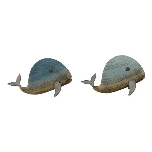 Mitienda Shop Mitienda Shop Wal zum Aufstellen, Deko aus Holz, Blau, – Produktbild 3 von 4